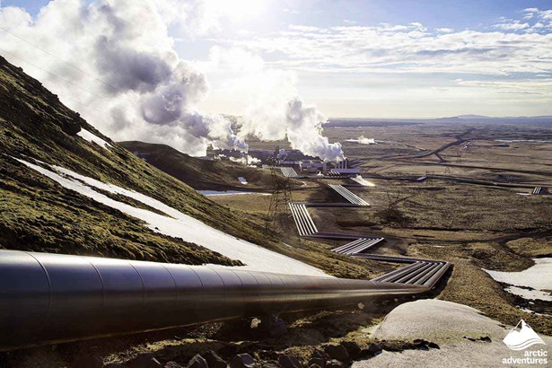 Hellisheidi Geothermal Power Station in Iceland