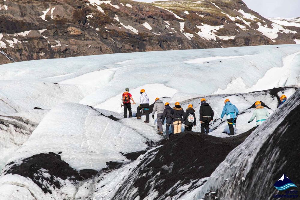 Group Glacier Hiking on Solheimajokull