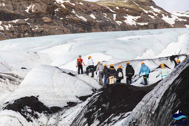 Group Glacier Hiking on Solheimajokull Glacier