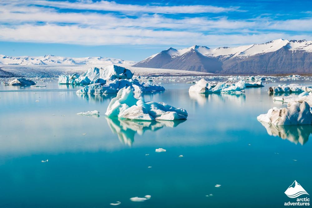 Icebergs at Jökulsárlón Glacier Lagoon