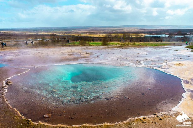 Geysir Blue Pond in Iceland