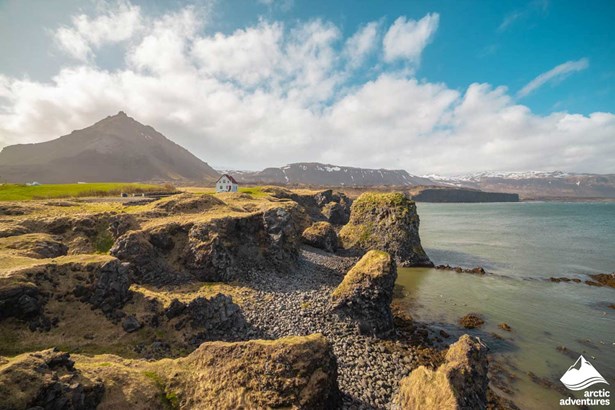 Beach at Snaefellsnes Peninsula in Iceland