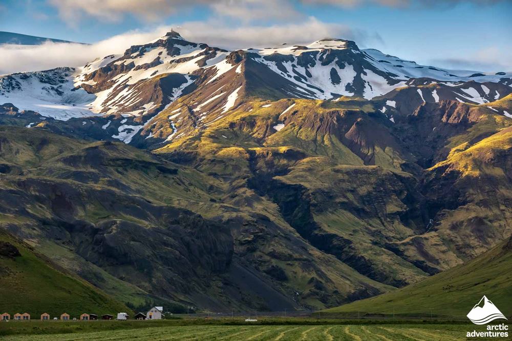 Giant Eyjafjallajokull Volcano