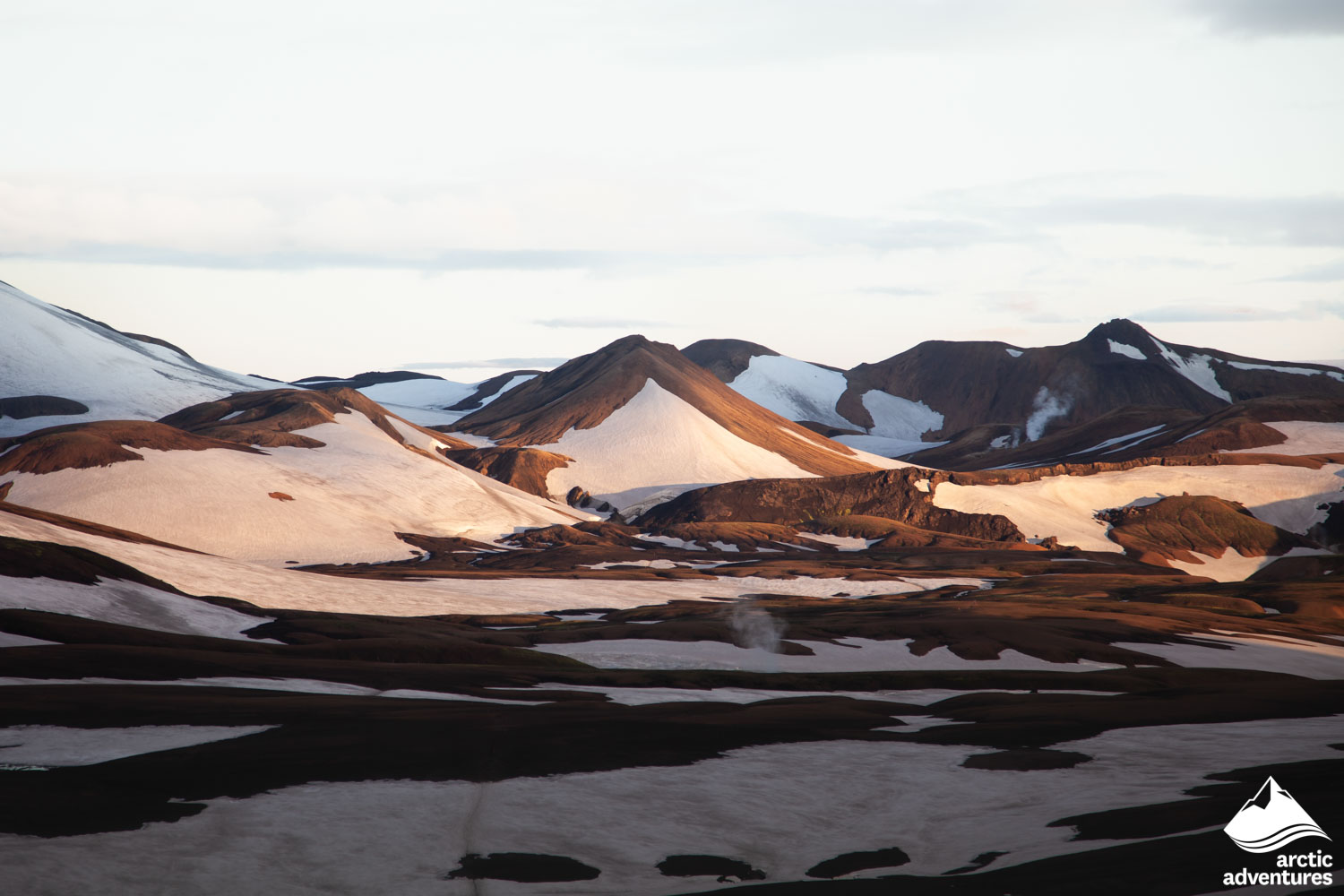 Landmannalaugar Panorama at Sunrise in Iceland