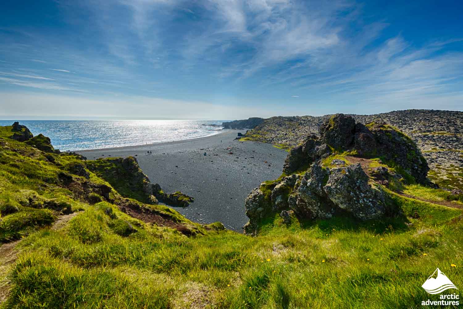 Djupalonssandur Beach in Snaefellsnes of Iceland