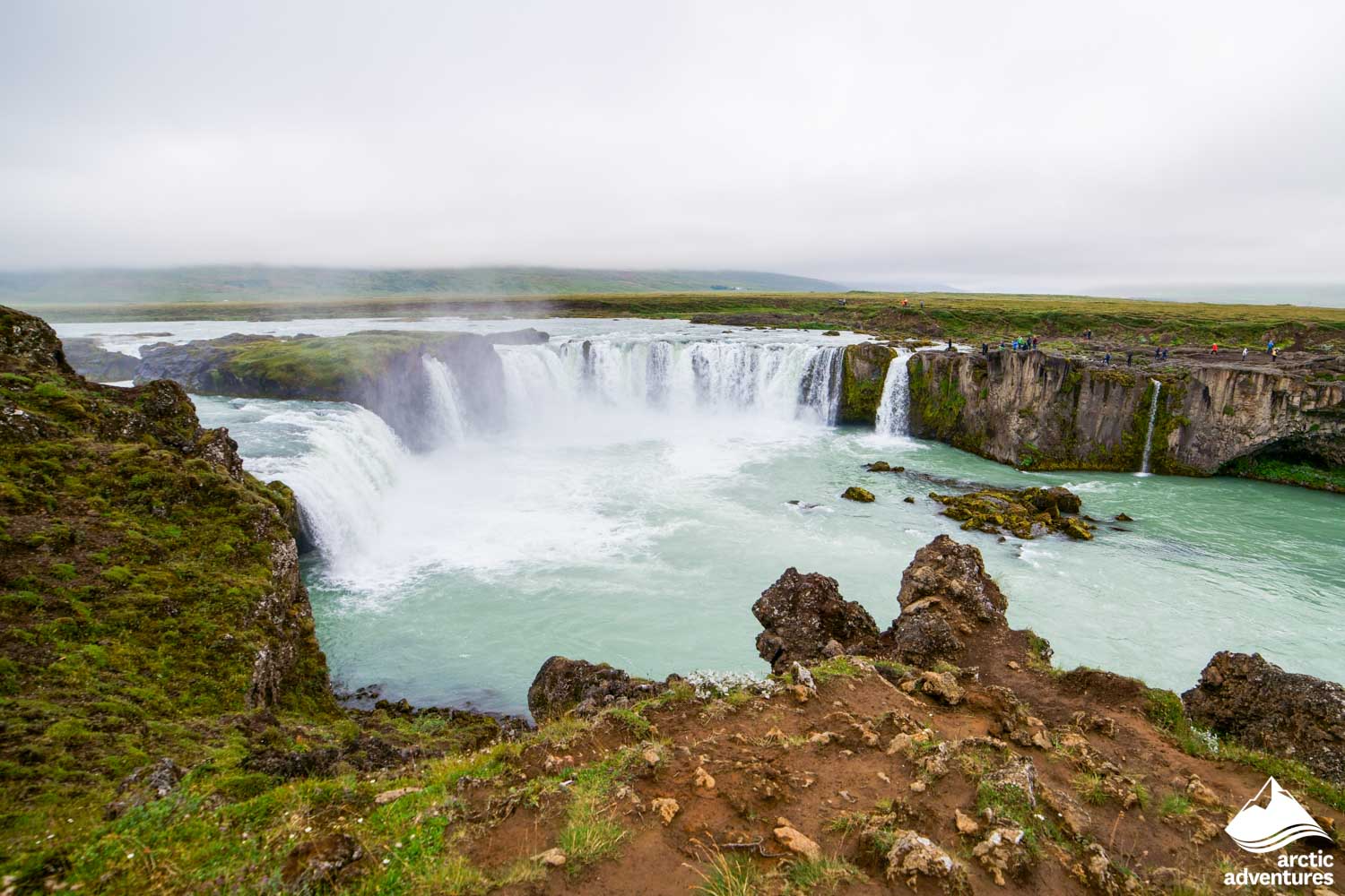 Giant Godafoss Waterfall in Iceland