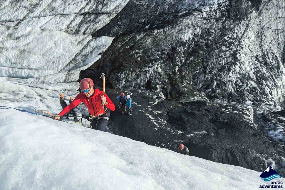 Guided Ice Climbing Tour on Icelandic Glacier