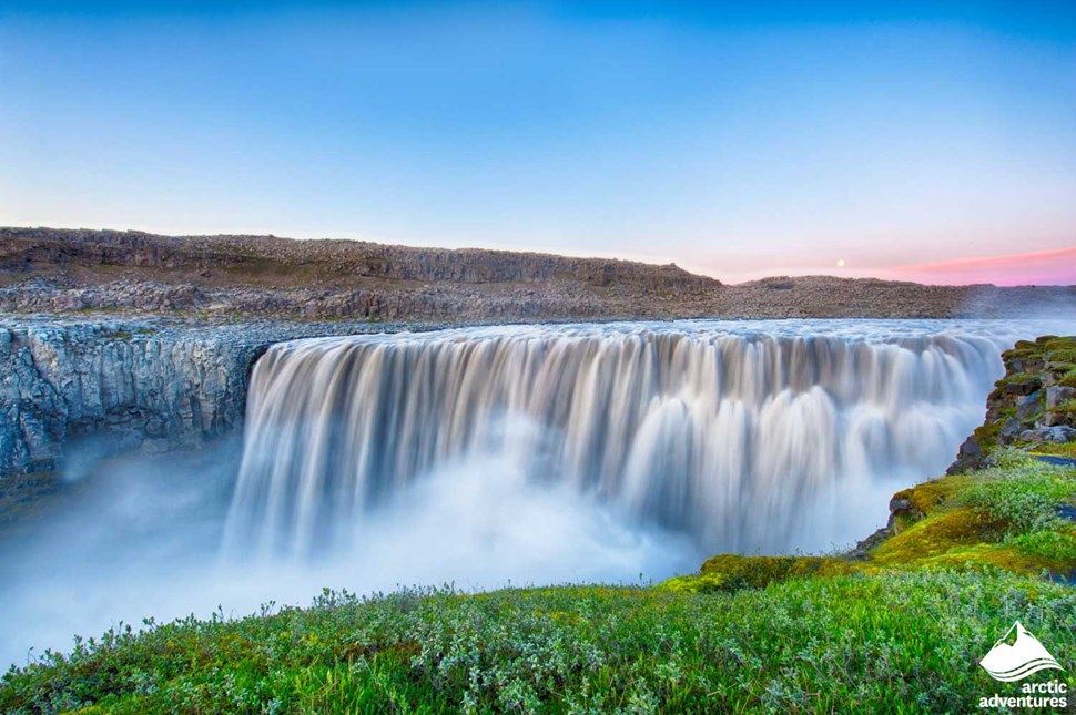 Giant Dettifoss Waterfall in Iceland
