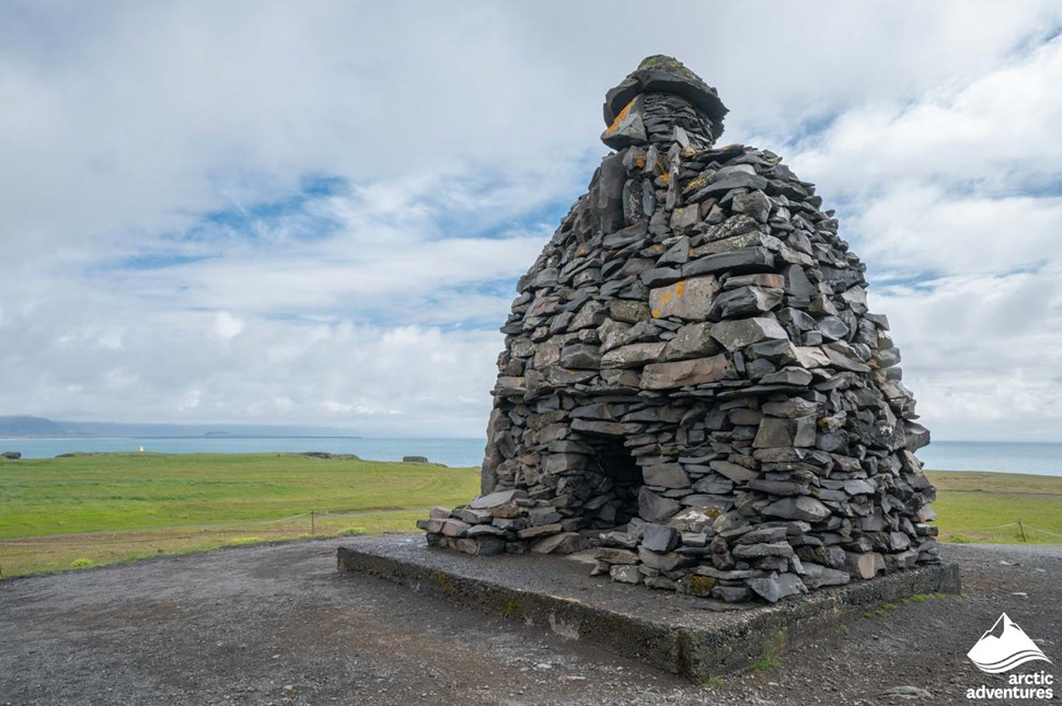 Bardur Snaefellsas Stone Sculpture in Iceland