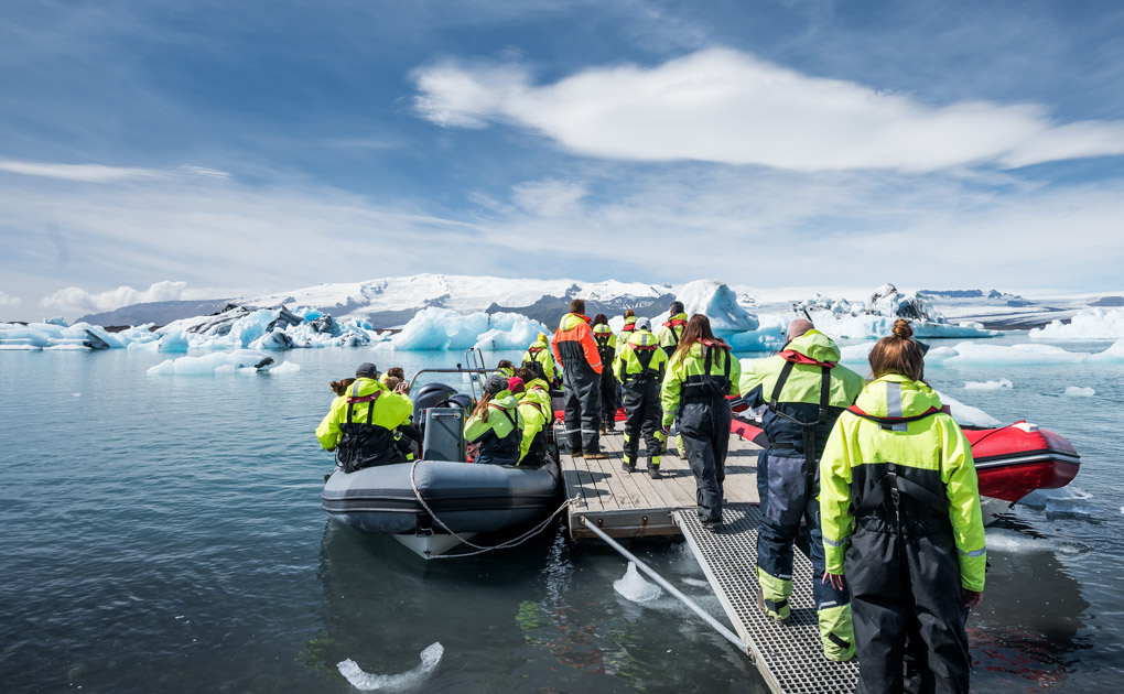 Jökulsárlón Zodiac Boat Ride and Glacier Hike