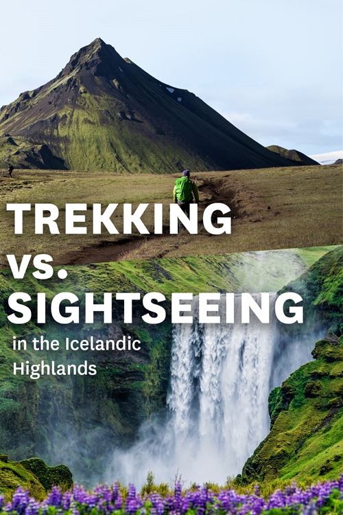 Poster about Trekking Vs Sightseeing In Iceland