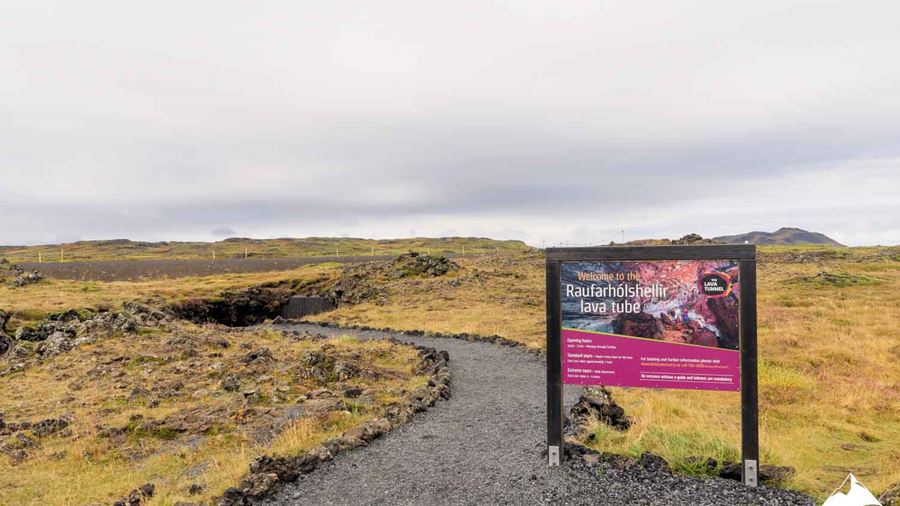 Entrance Sign to Lava Cave