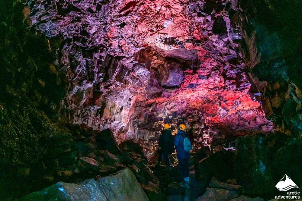 Raufarholshellir Lava Cave in Iceland