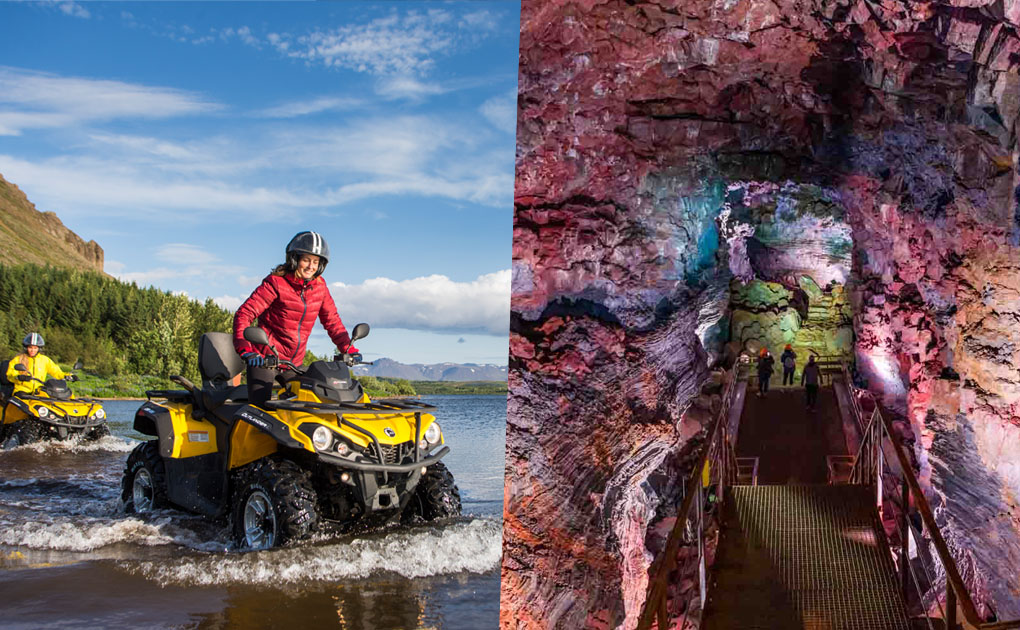 Spéléologie & Quads En Islande