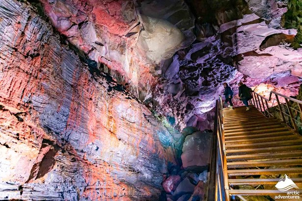Colorful Rocks in Lava Cave