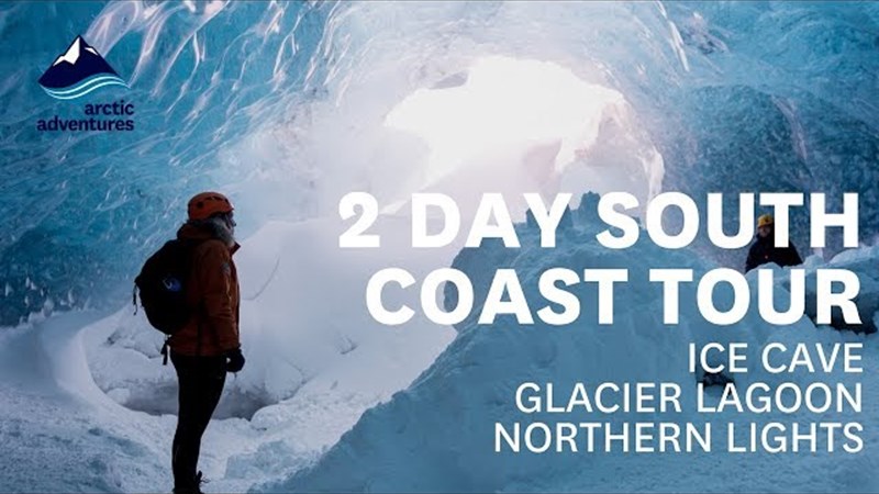 2 Day South Coast - Ice Cave, Jökulsárlón Glacier Lagoon & Northern Lights