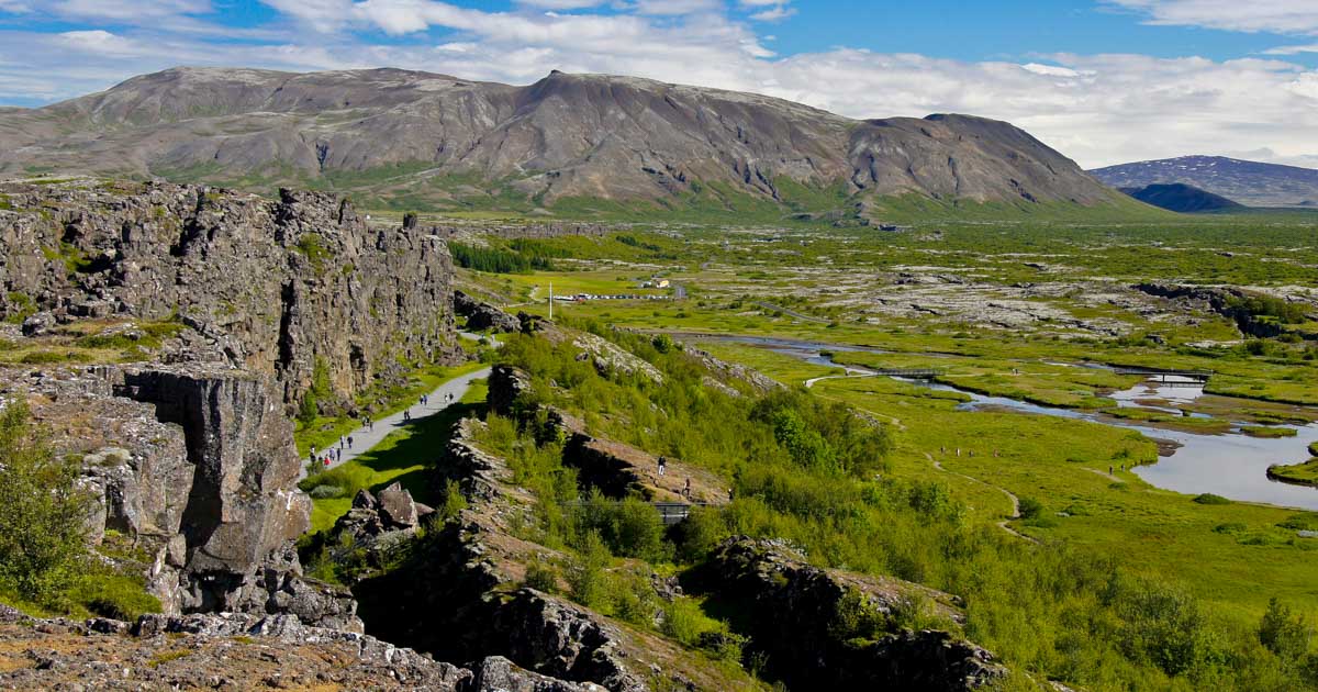 game of thrones scenery at almannagjá gorge