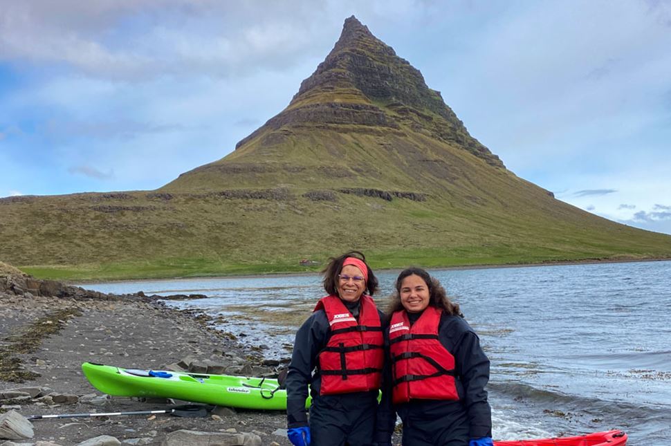Kayaking Tour by Kirkjufell Mountain Kayaking Tour by Kirkjufell Mountain in Iceland