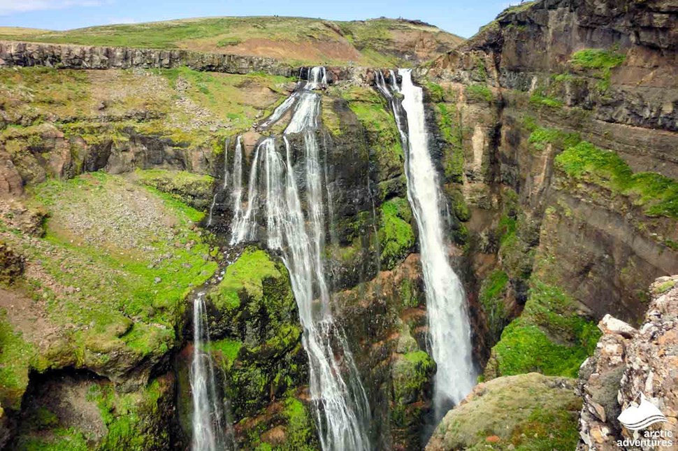 Glymur Waterfall in Iceland