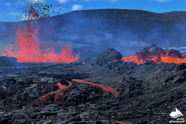 2022 Volcano Eruption Site in Iceland