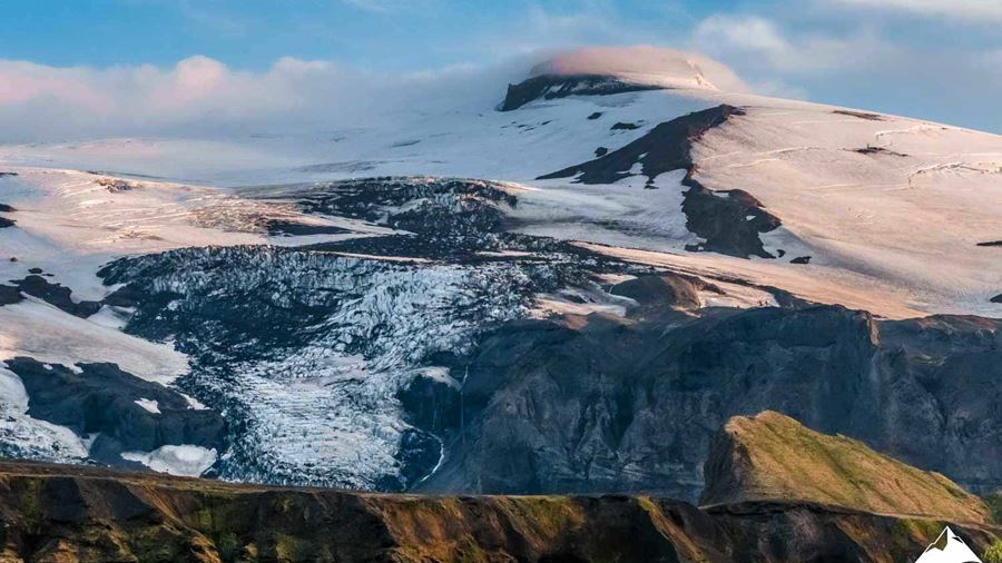 Eyjafjallajokull Glacier Panorama