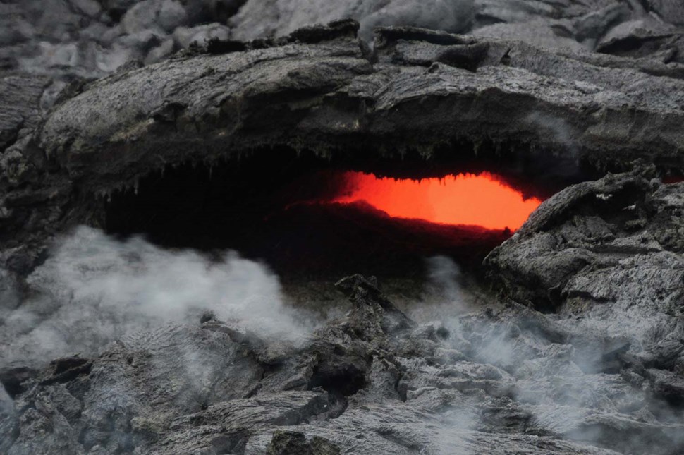 Hole in Hot Lava Field