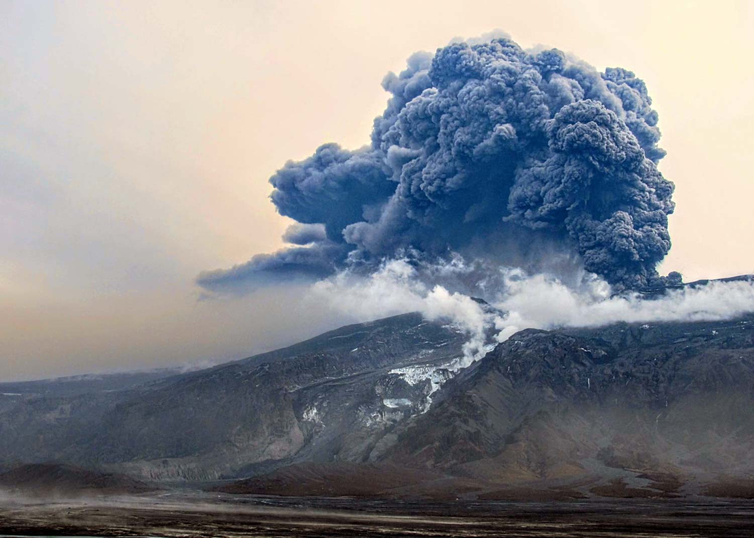 Eyjafjallajokull Volcano Eruption in Iceland