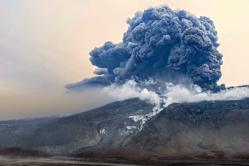 Eyjafjallajokull Volcano Eruption in Iceland