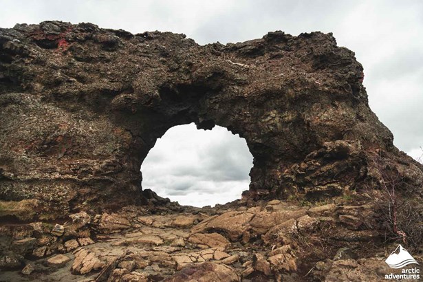 Dimmuborgir Rock Formations in Iceland