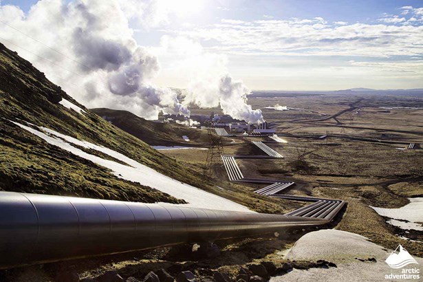 Hellisheidi Geothermal Power Infrastructure in Iceland