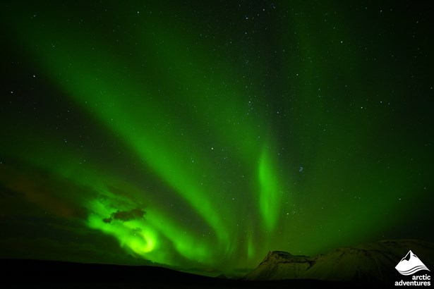 Northern Lights and Stars in Iceland