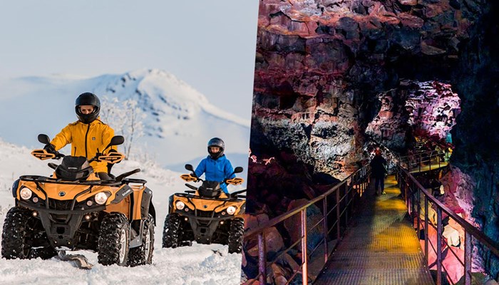 Caving & ATVs in Iceland