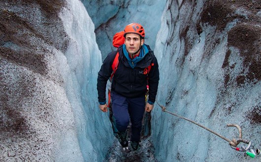 How I Discovered An Ice Cave - a story by a glacier guide Francesco