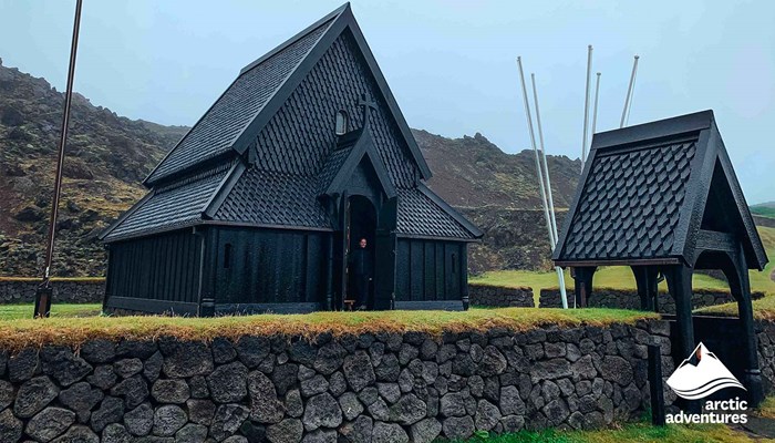 Viking Church in Vestmannaeyjar Island