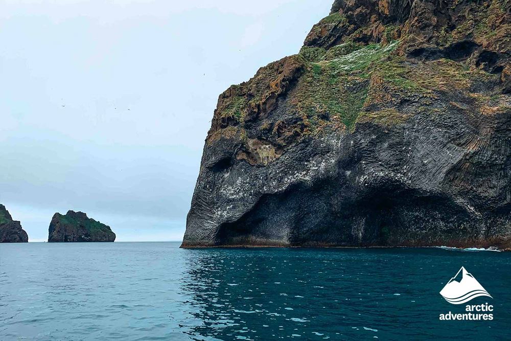 Elephant Rock in Vestmannaeyjar Island
