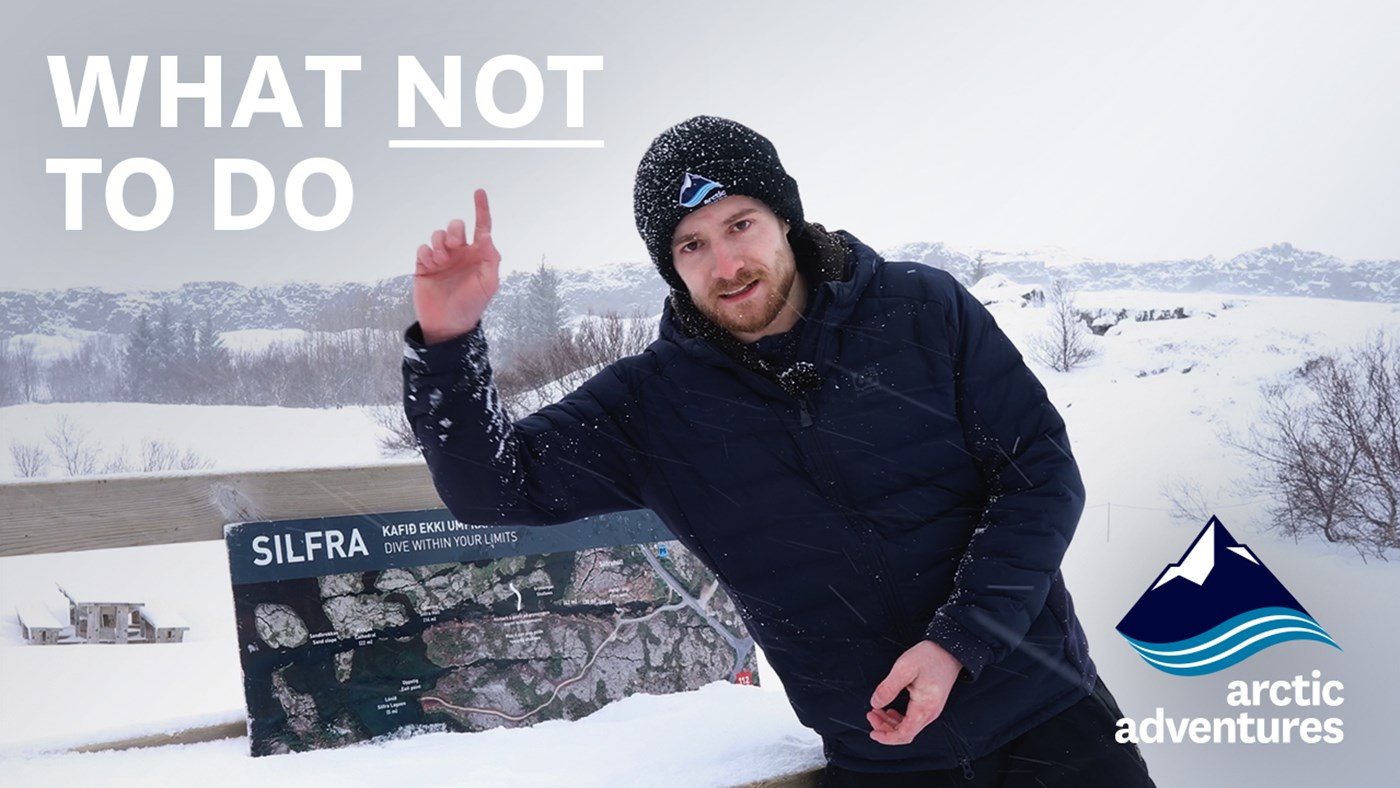 What NOT to do in Silfra?