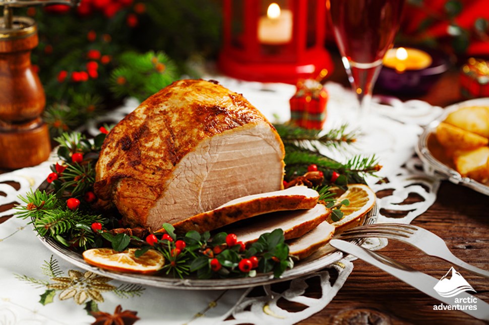 Traditional Christmas Ham Dish in Iceland