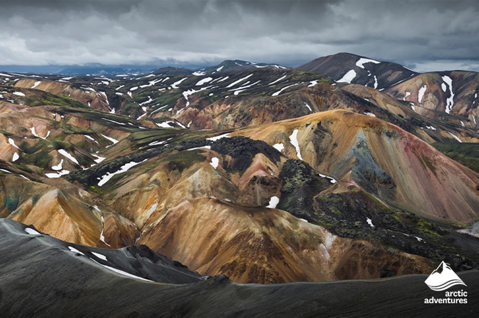 Landmannalaugar Mountain Range in Iceland