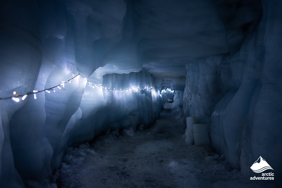 Blue Tunnel in Glacier