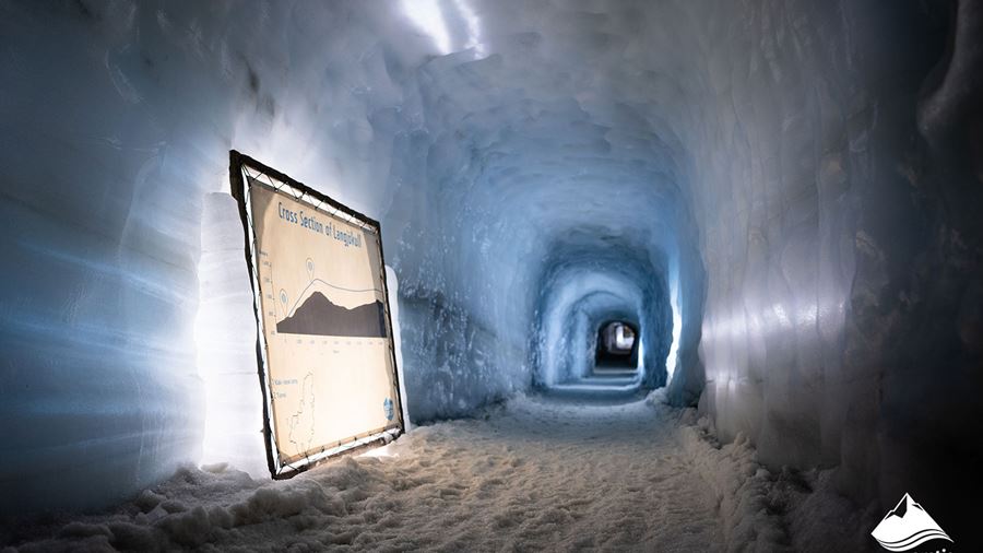 Ice Tunnel on Langjokull Glacier