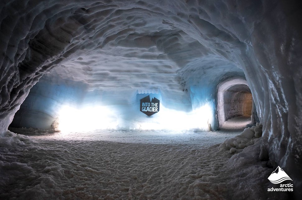 Into The Glacier Ice Tunnel in Iceland