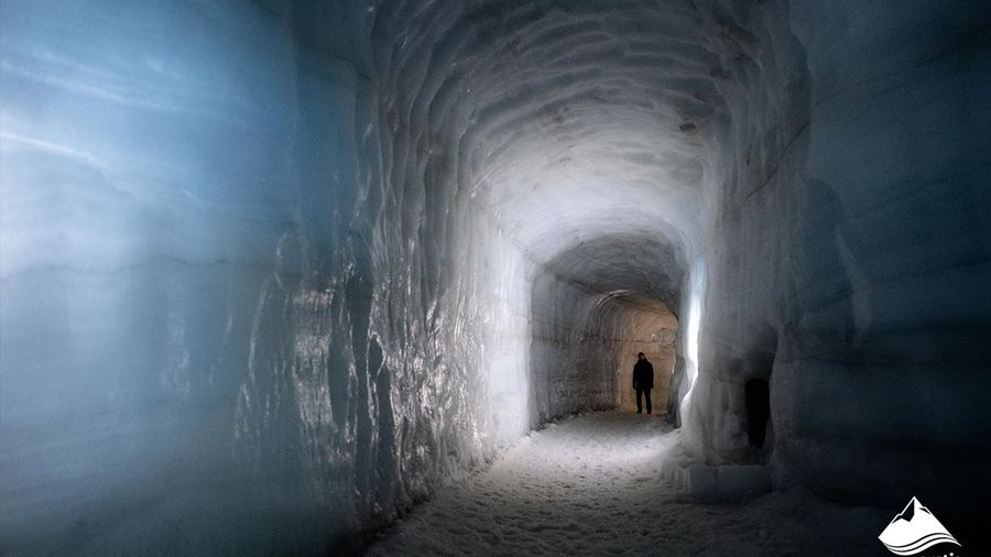 Man Made Ice Tunnel