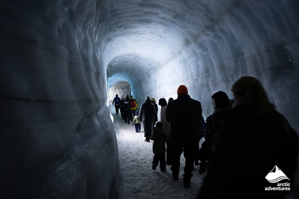 Guided Tour in Ice Tunnel on Glacier