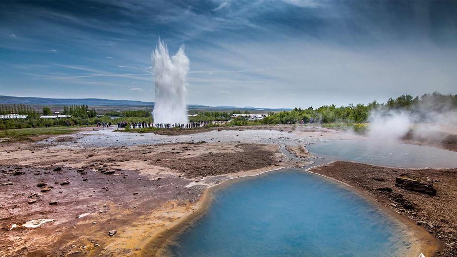 Geysers Area in Iceland