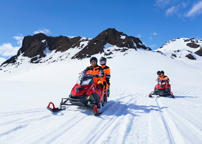 Schneemobiltouren in Island