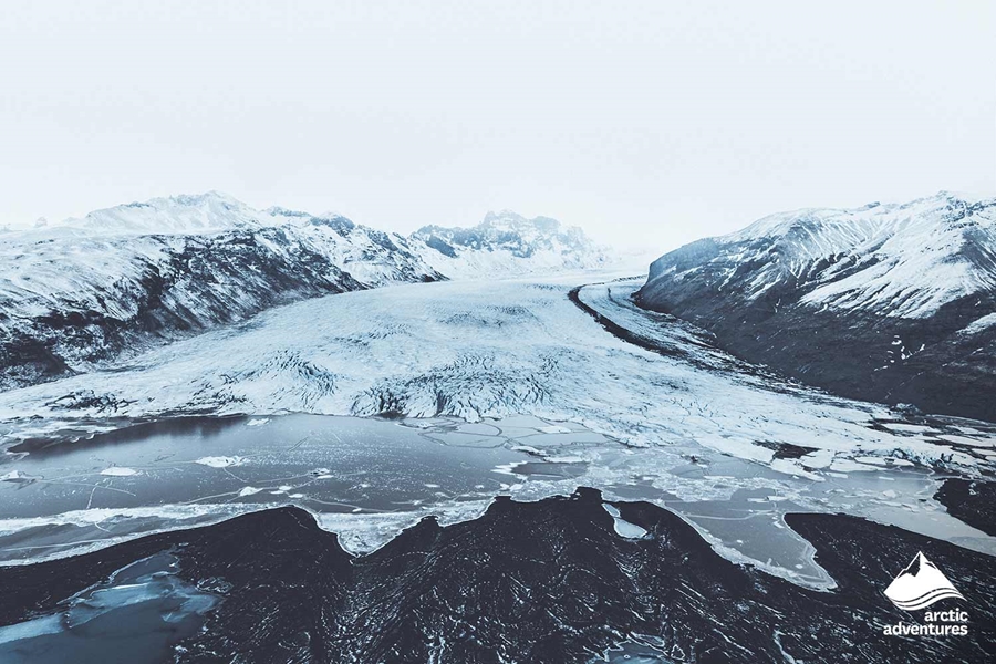 Skaftafell Glacier from Above