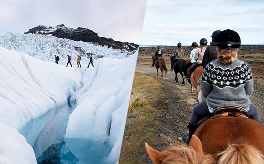 Glacier Hike & Horseback Riding