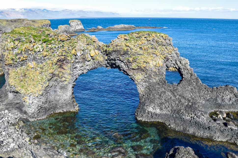 Gatklettur, The Snaefellsnes Sea Arch | Arctic Adventures