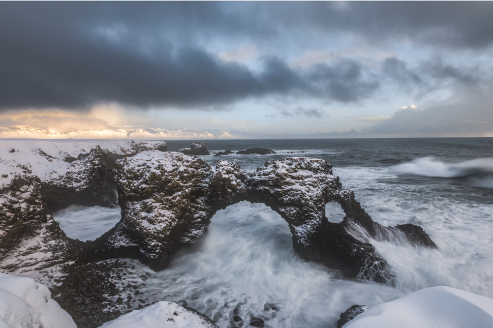 Gatklettur Sea Arch in Snaefellsnes 