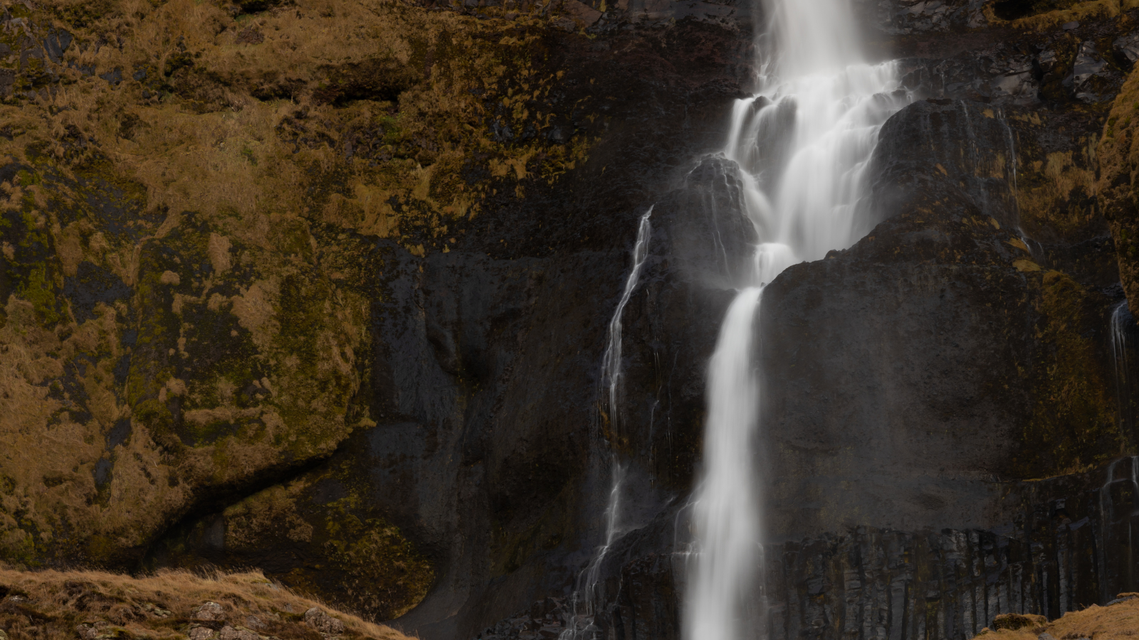 Bjarnarfoss Waterfall in Iceland
